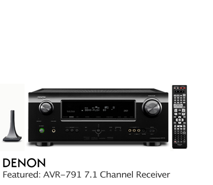 DENON AVR-791 7.1-ch HDMI 4/1 3D Receiver with Audyssey Mic and Multi