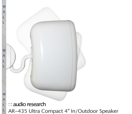 White Compact Indoor Outdoor Speakers 4 inch Woofer 2 Way Swivel Mounts New