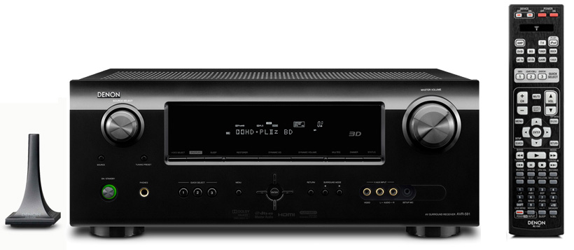 DENON AVR 591 5.1 ch HDMI Repeater 4/1 3D Receiver Audyssey 