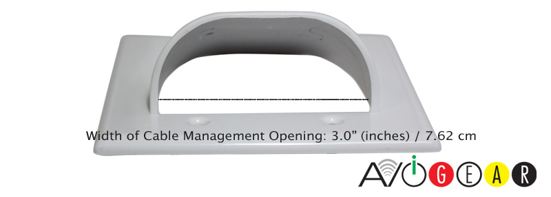   Voltage Cable Management Conduit Wall Plate Hides Messy Cables  