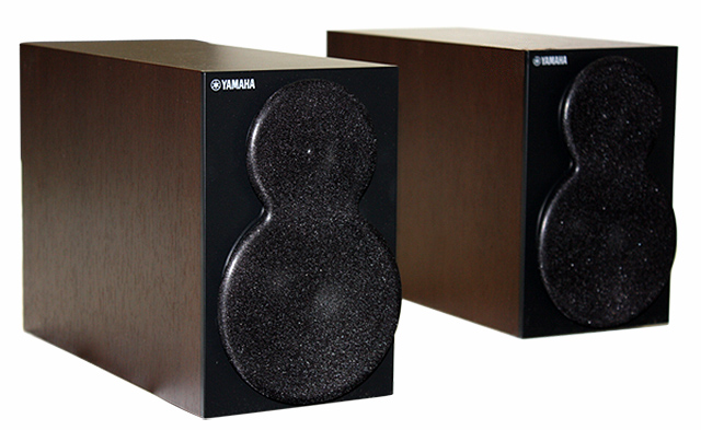 New Yamaha NS BP100 HiFi Bookshelf Speakers 1 Pair Limited Qty Dark Brown