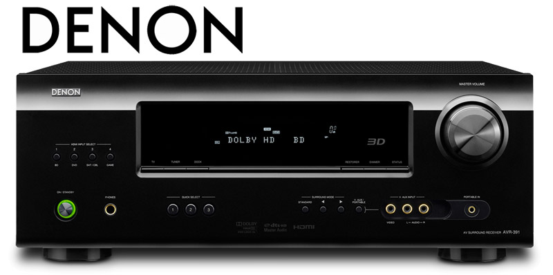 CLEARANCE DENON 5.1 AVR 391 HDMI 4/1 Theater Receiver HDMI Repeater 